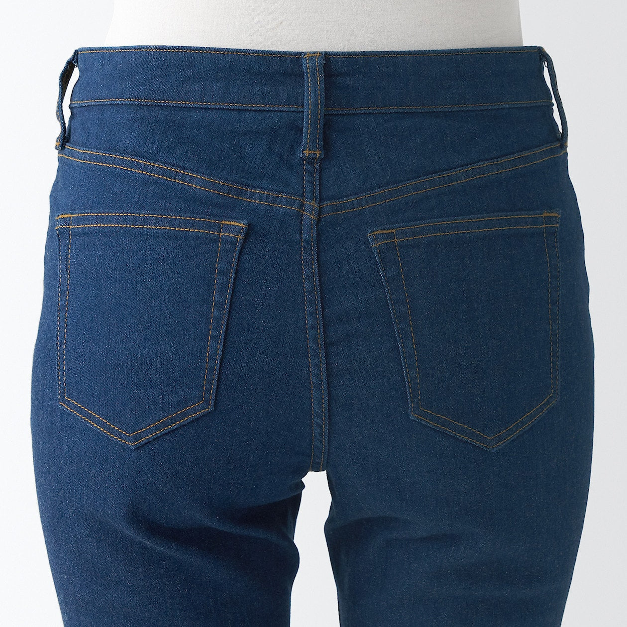 Women's Super Stretch Denim Skinny Pants Blue (L 30inch / 75cm)