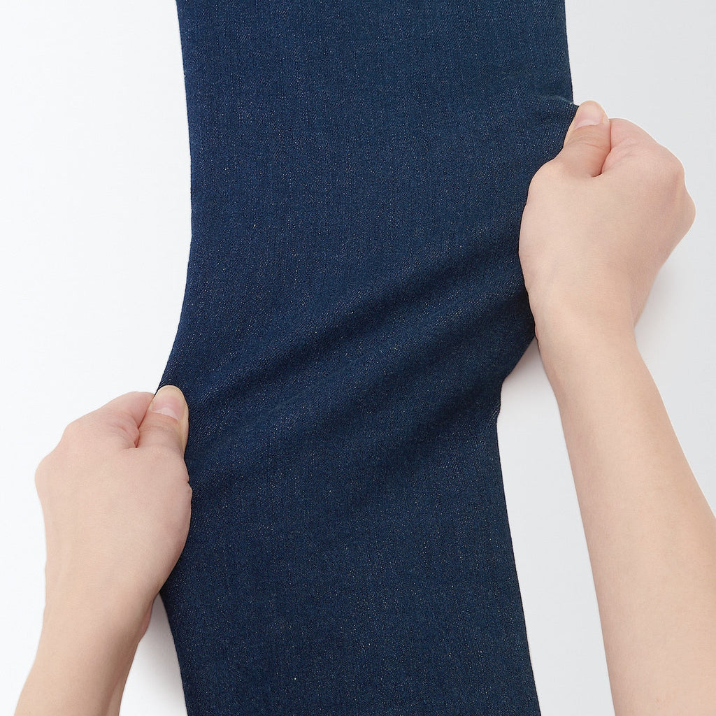 Women's Super Stretch Denim Skinny Pants Blue (L 30inch / 75cm)