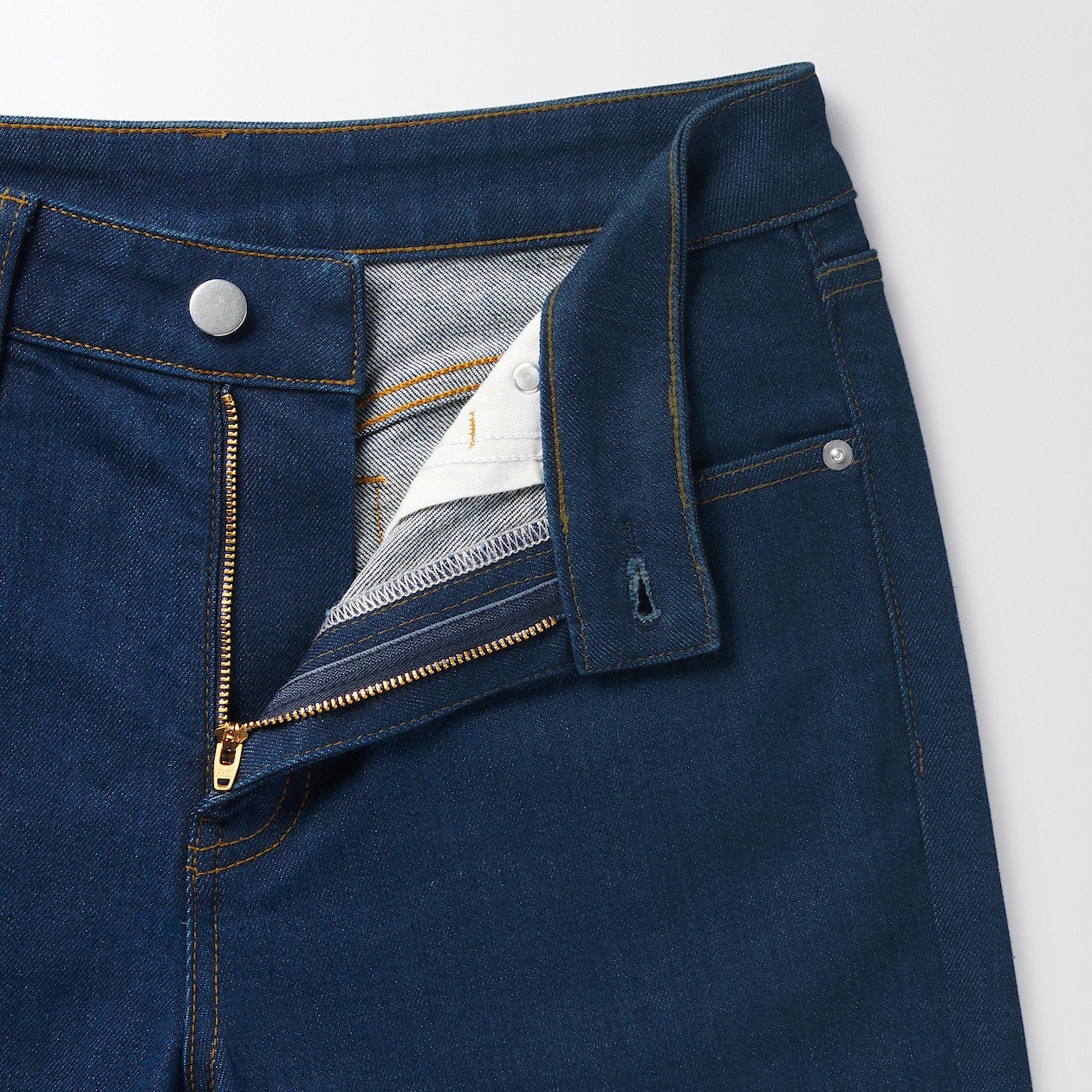 Women's Stretch Denim Slim Pants Blue (L 30inch / 75cm)