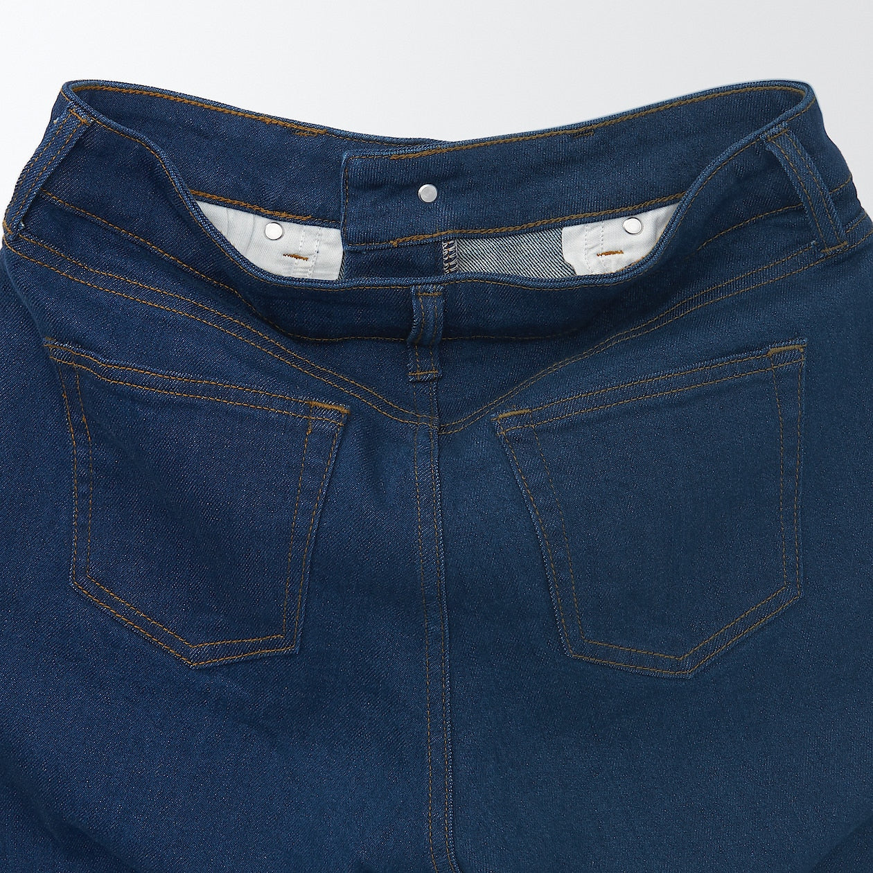 Women's Stretch Denim Slim Pants Blue (L 30inch / 75cm)
