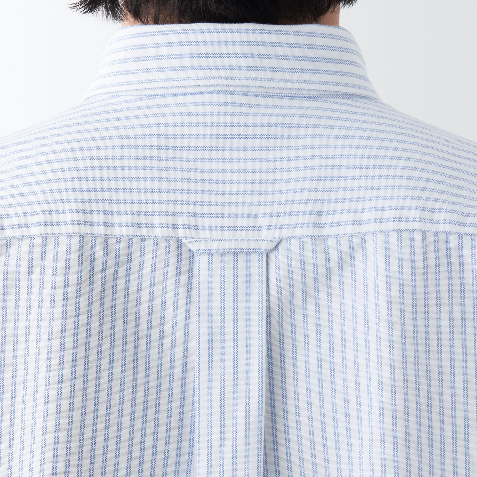 Men's Washed Oxford Button Down  Patterned Short Sleeve Shirt