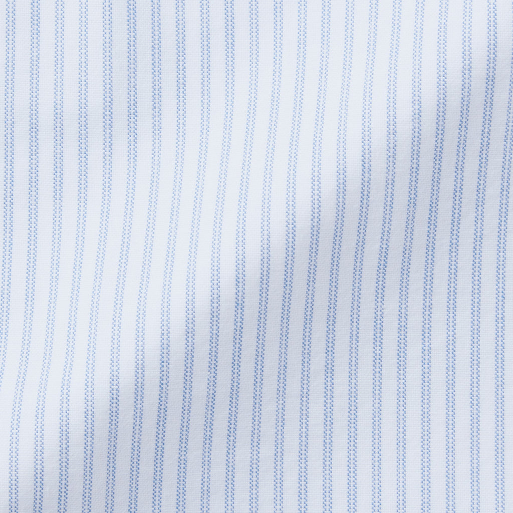 Men's Washed Oxford Button Down  Patterned Short Sleeve Shirt