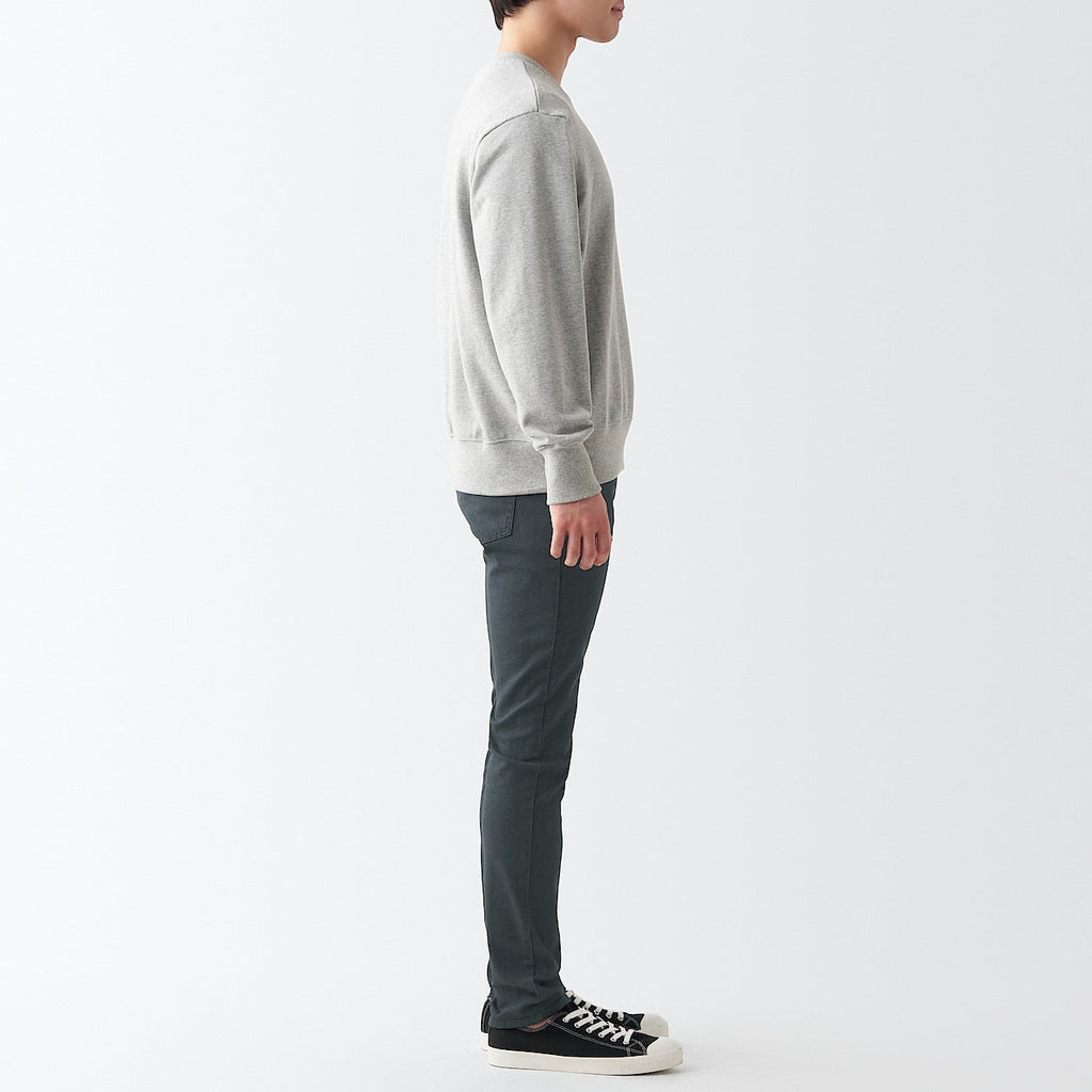 Men's Super Stretch Denim Skinny Pants Charcoal Gray (L30)