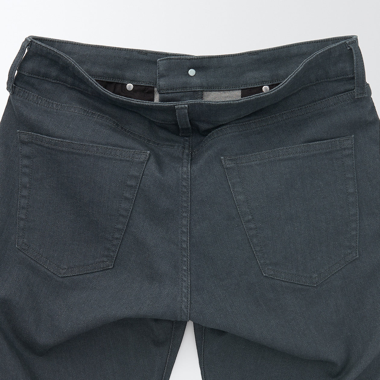 Men's Super Stretch Denim Skinny Pants Charcoal Gray (L30)