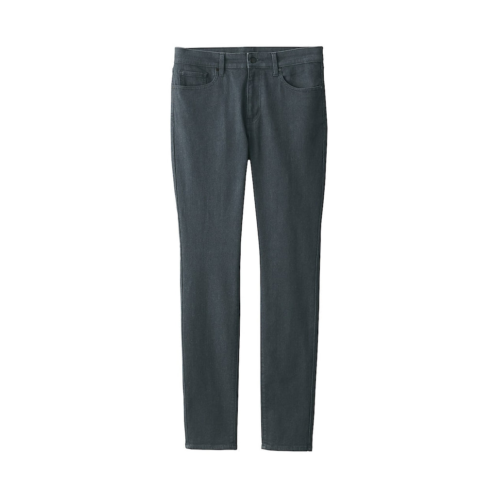 Men's Super Stretch Denim Skinny Pants Charcoal Gray (L30)