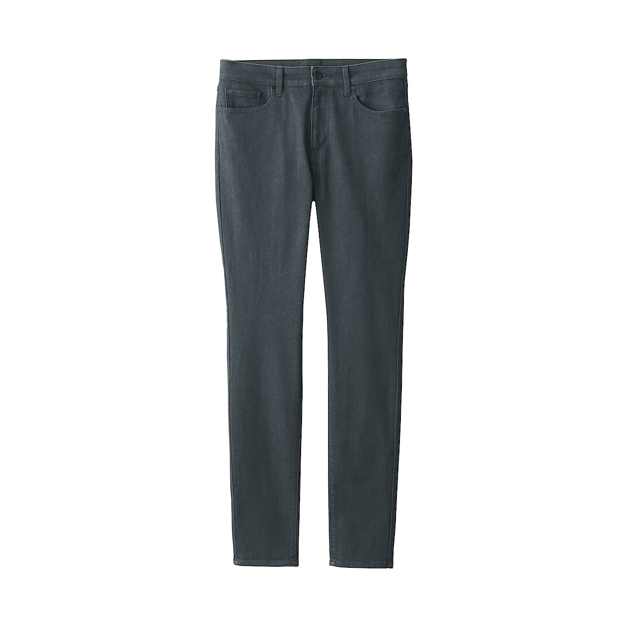 Men's Super Stretch Denim Skinny Pants Charcoal Gray (L30)