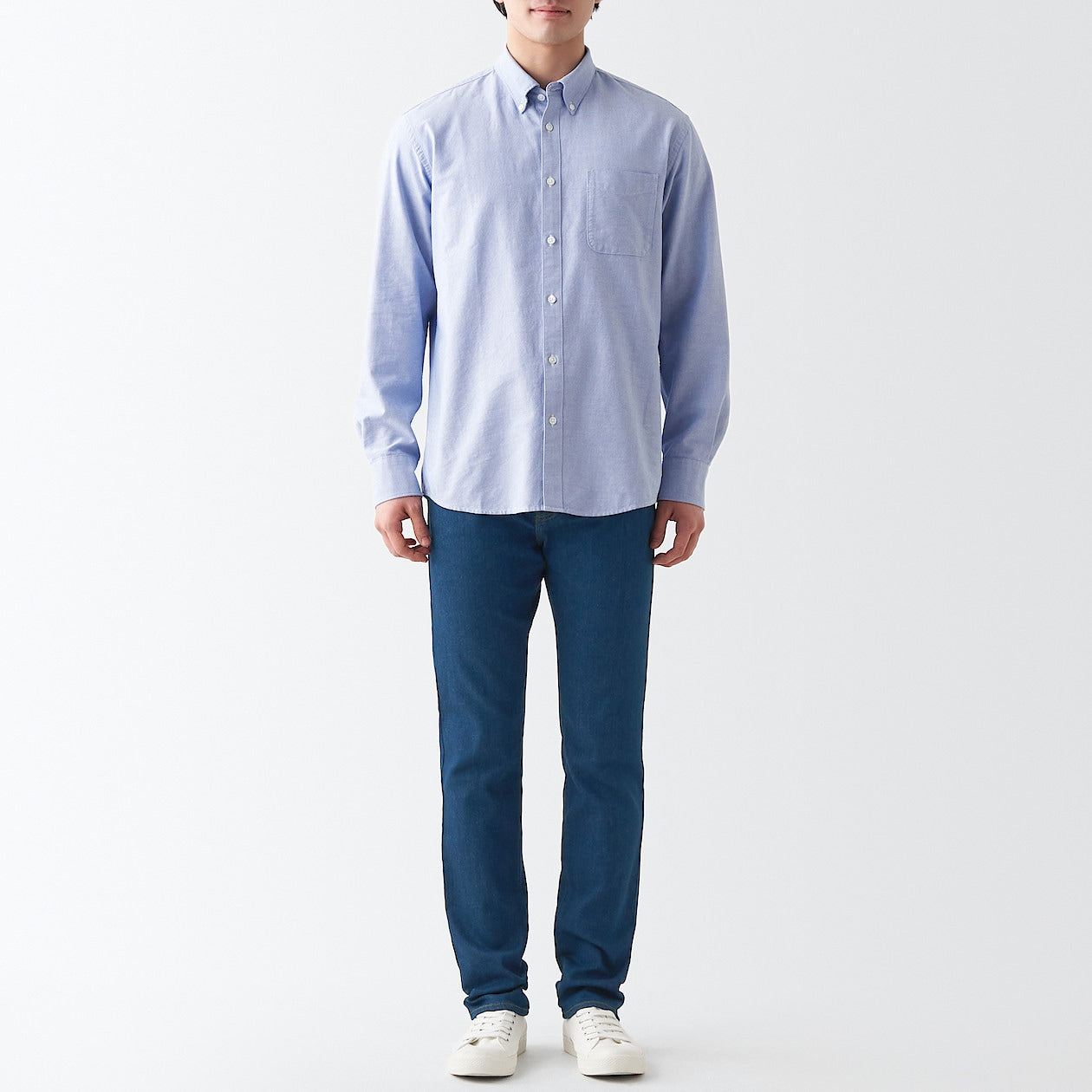 Men's Stretch Denim Slim Pants Blue (L32)
