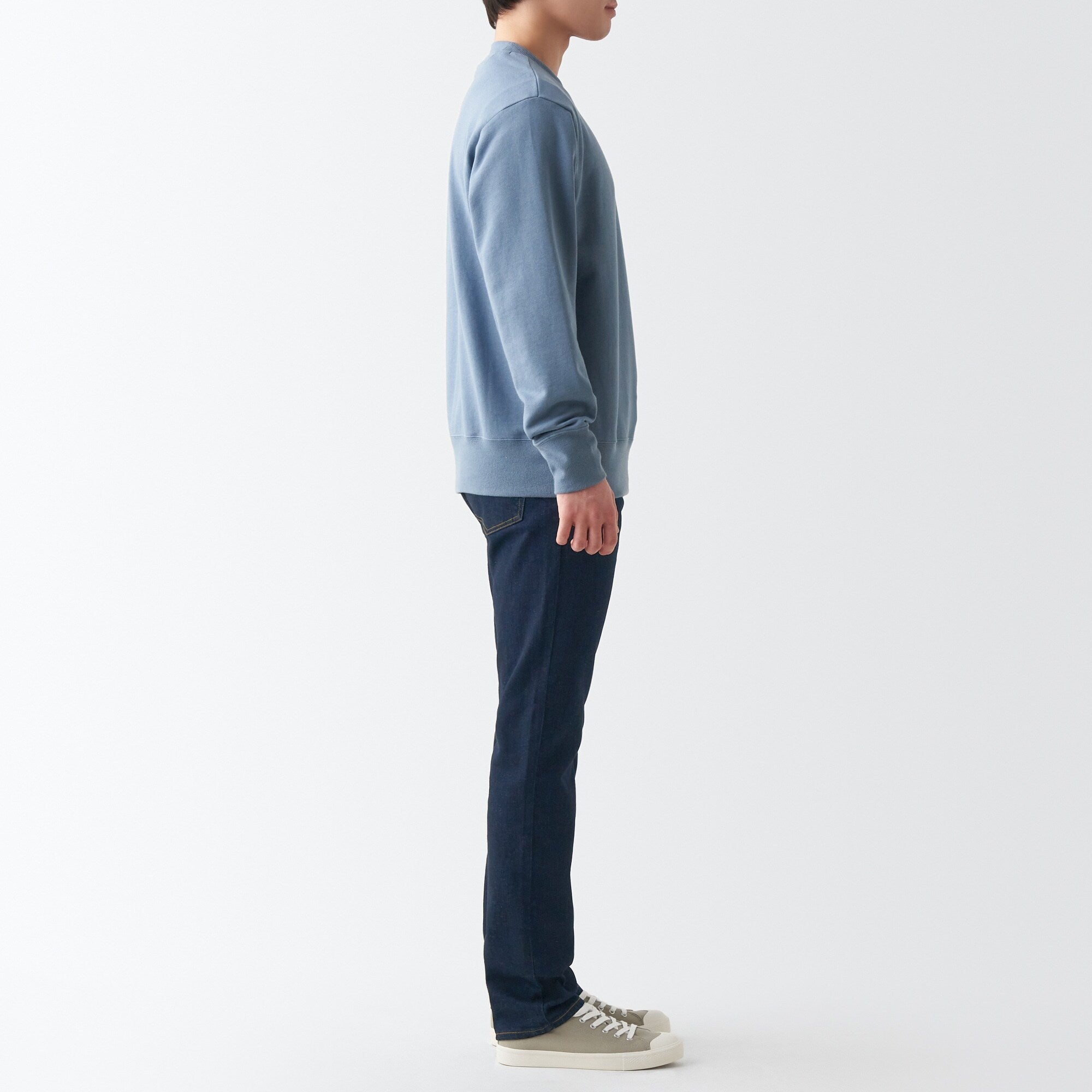 Men's Stretch Denim Slim Pants Dark Navy (L32)