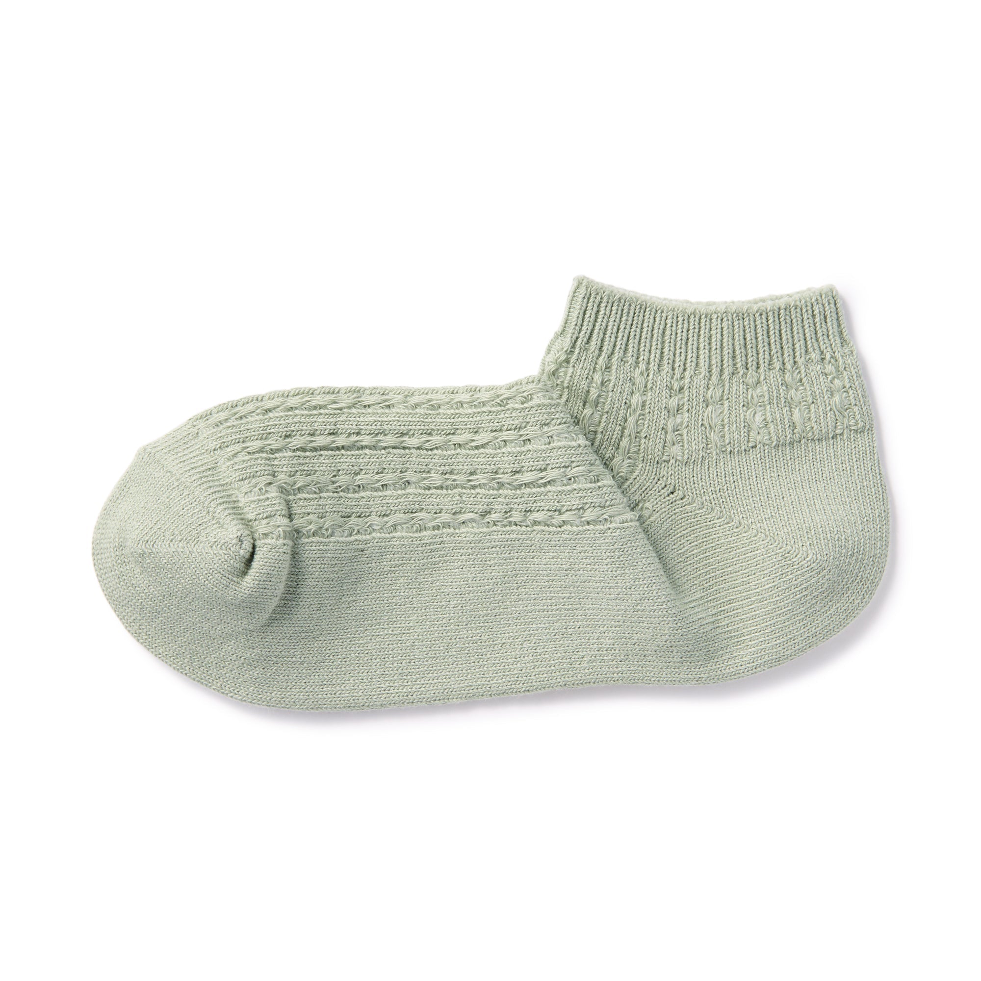Right Angle Pattern Stitch Sneaker Socks