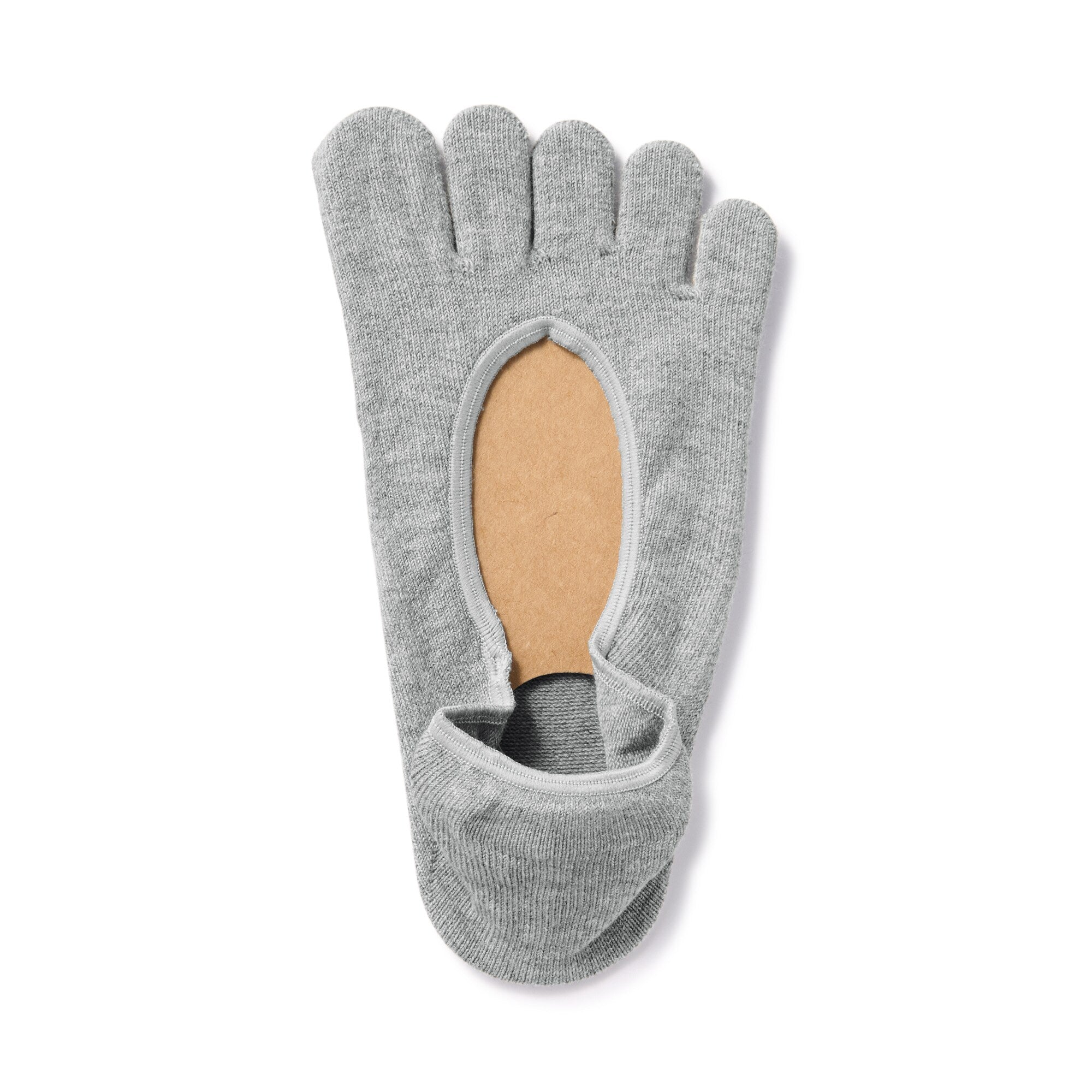 Silicone Gripper No-show 5 Toe Socks