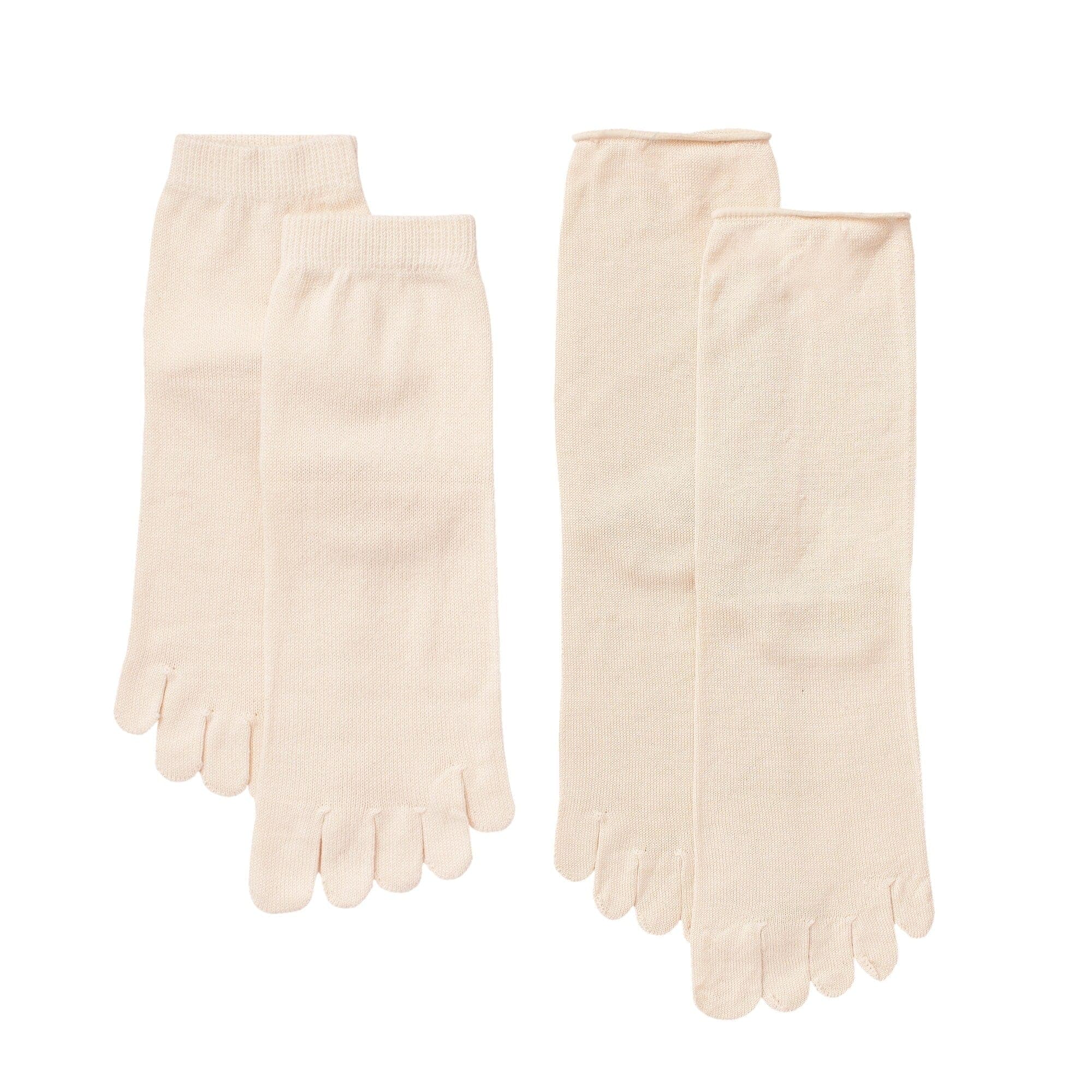 Right Angle 5-Toe Socks for Layering - 24.0cm US W7.5/M6 - 2 Pairs
