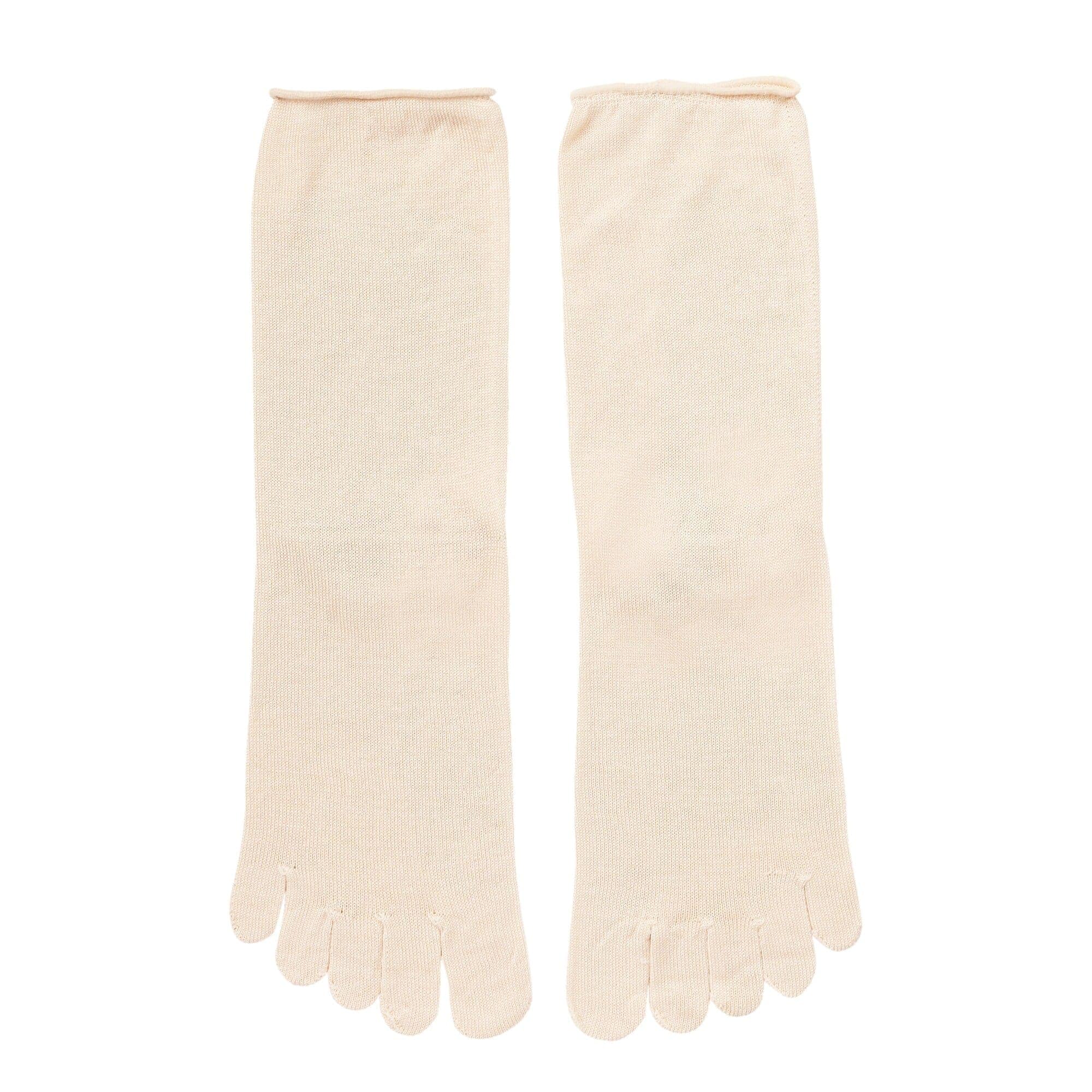 Right Angle Silk Blend 5-Toe Socks - 24.0cm US W7.5/M6