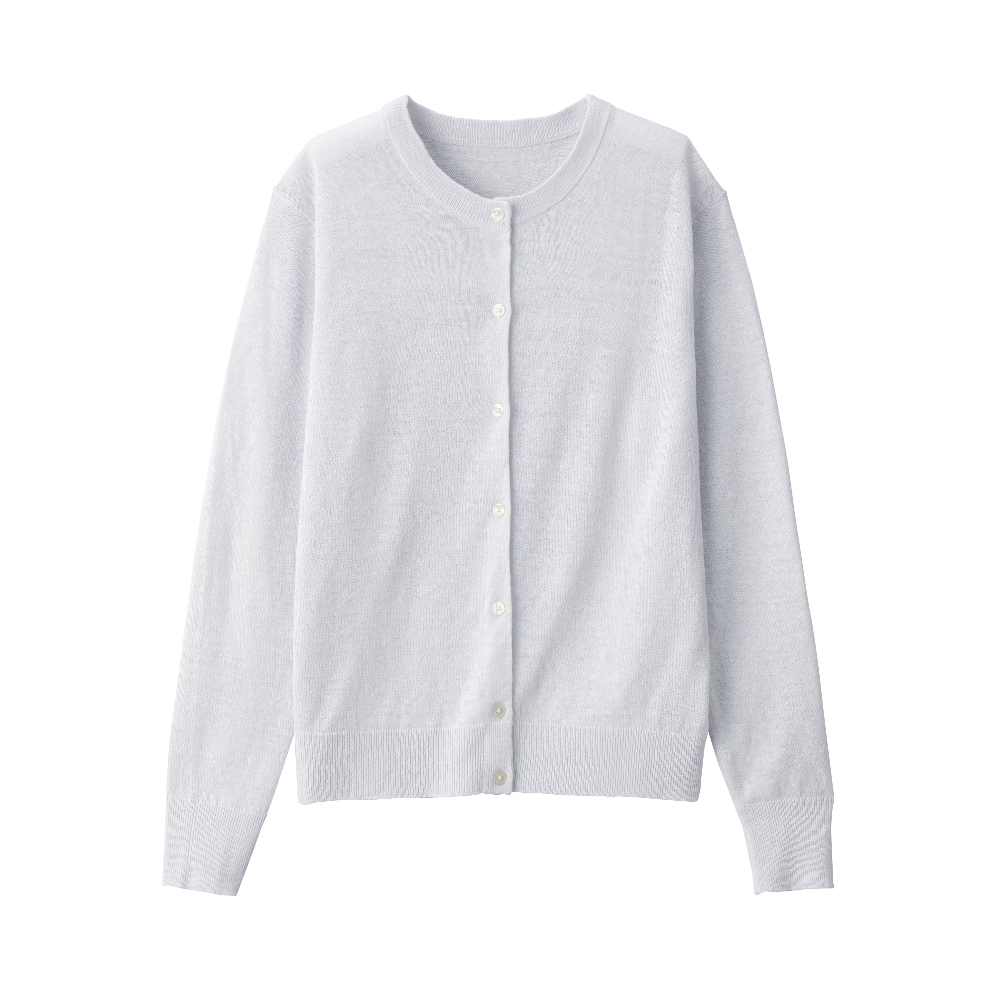 Women's Hemp Crew Neck Cardigan