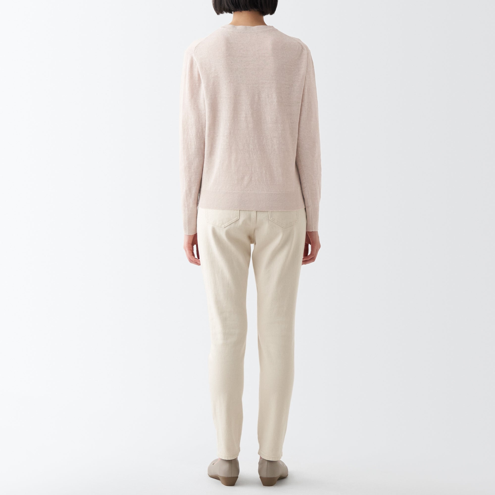 Women's Hemp Crew Neck Cardigan