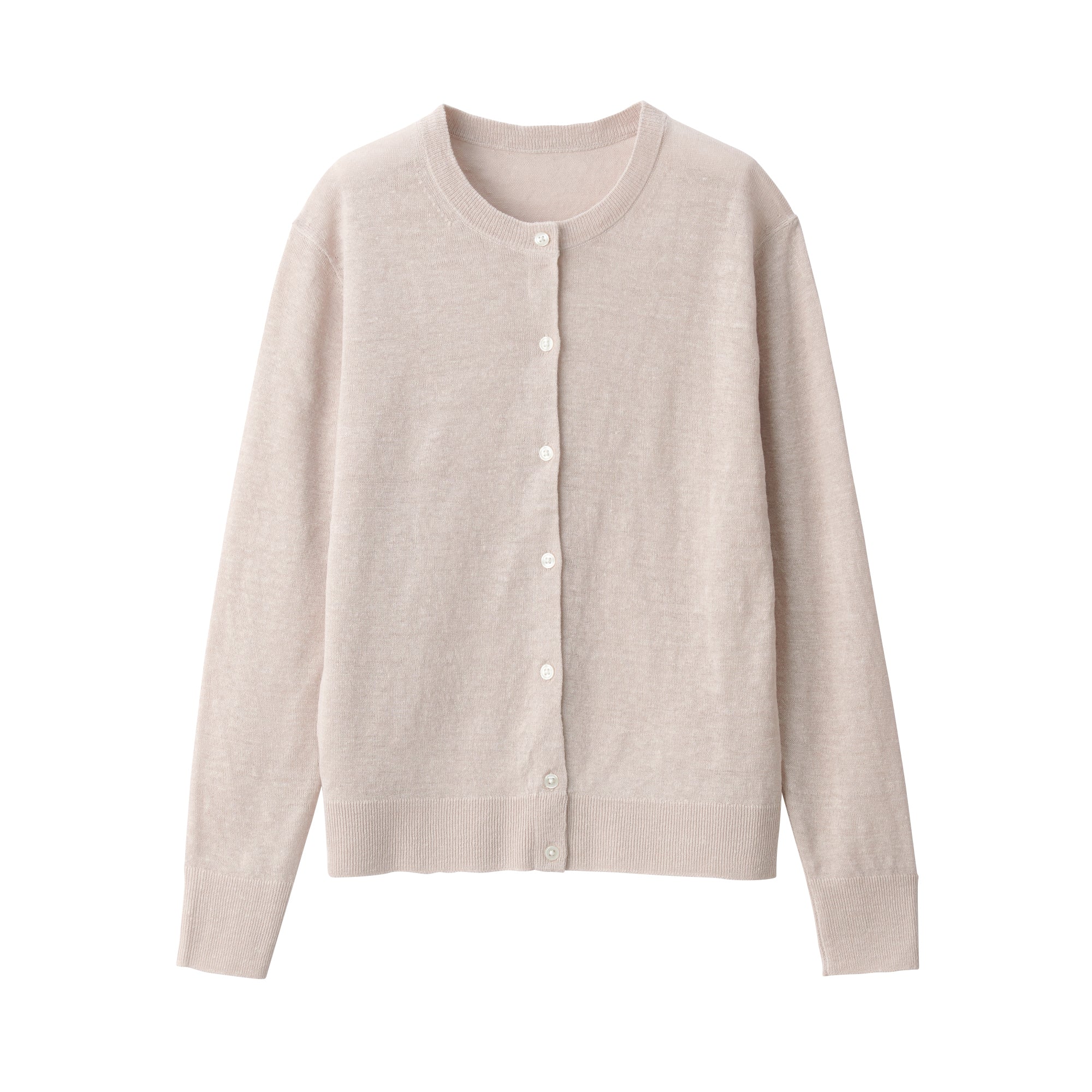 Women's Hemp Crew Neck Cardigan
