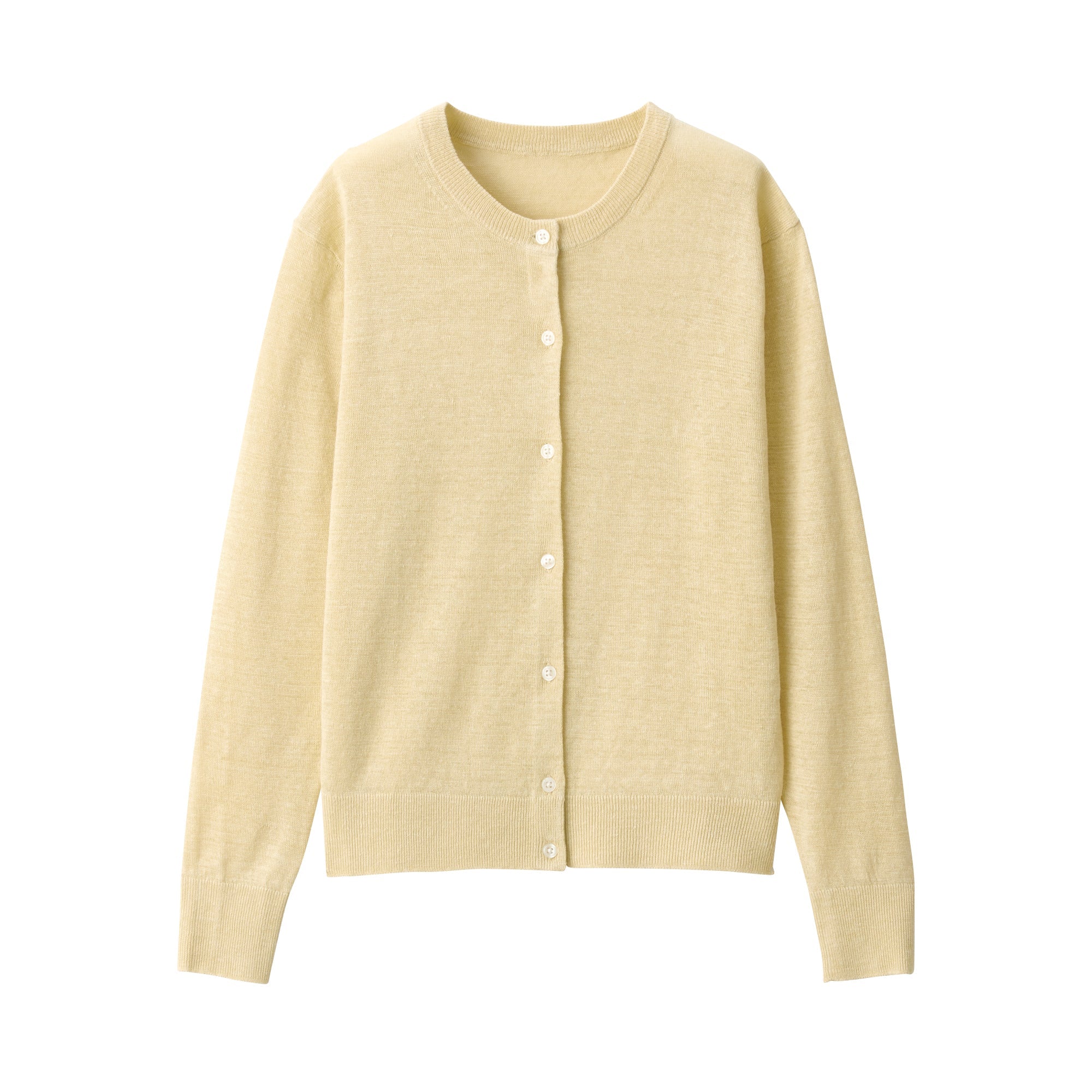 Women's Hemp Crew Neck Cardigan