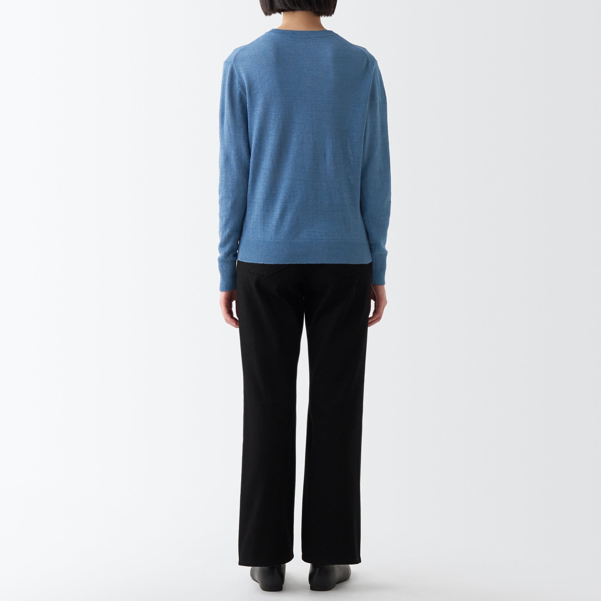 Women's Hemp Crew Neck Cardigan