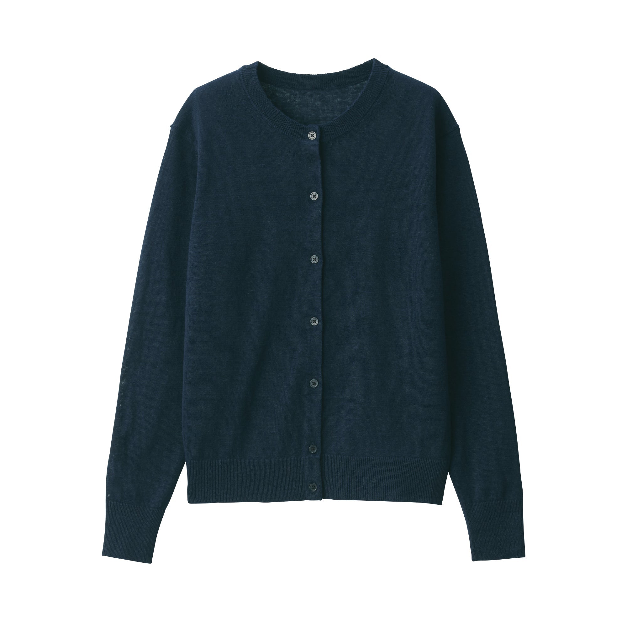 Women's Hemp Crew Neck Cardigan