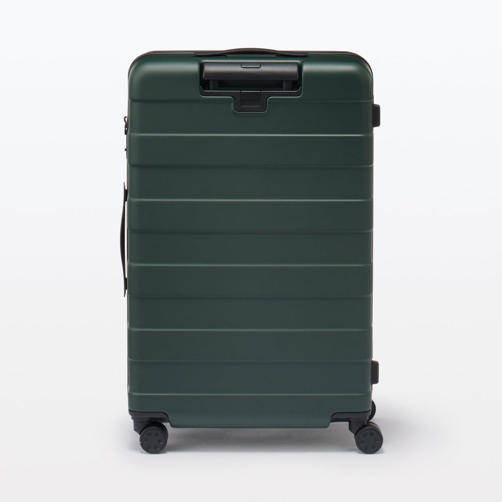 Adjustable Handle Hard Shell Suitcase 75L - Khaki Green | Check-In