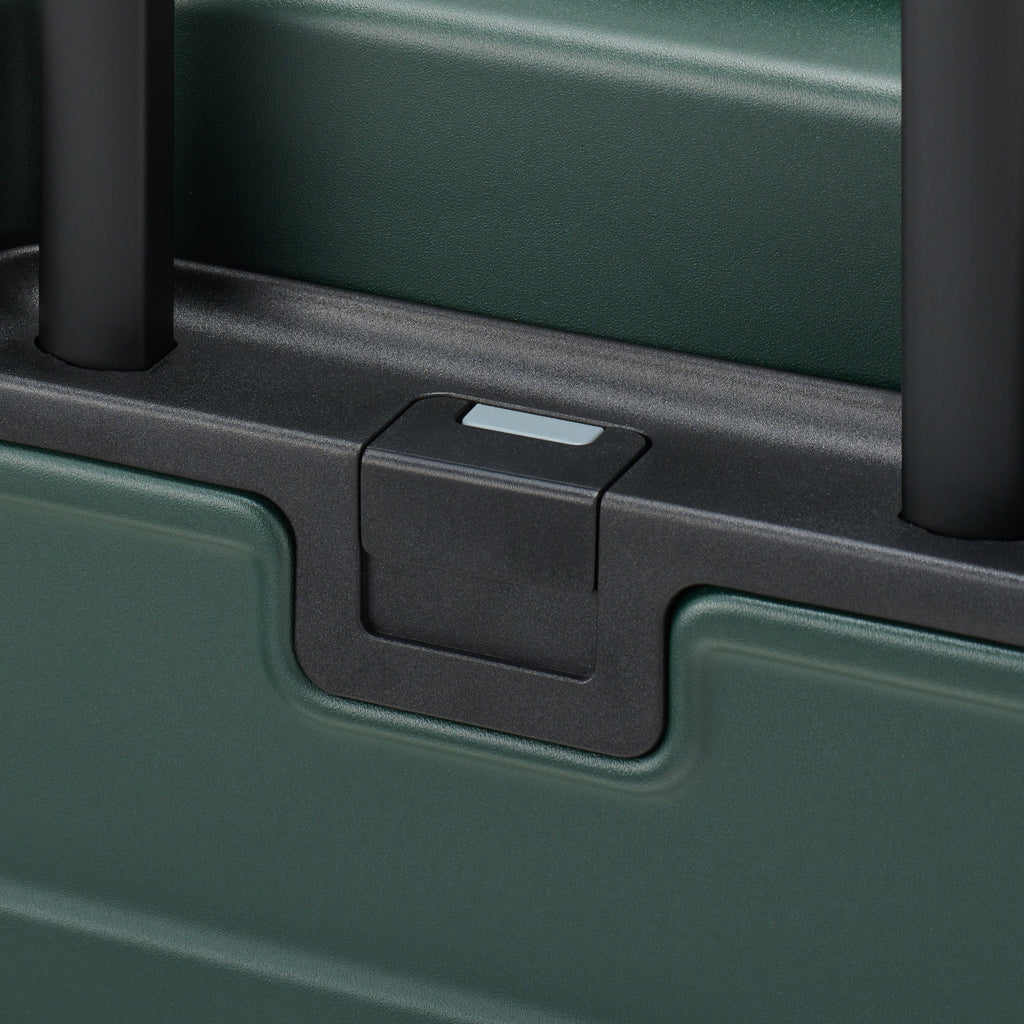 Adjustable Handle Hard Shell Suitcase 75L - Khaki Green | Check-In