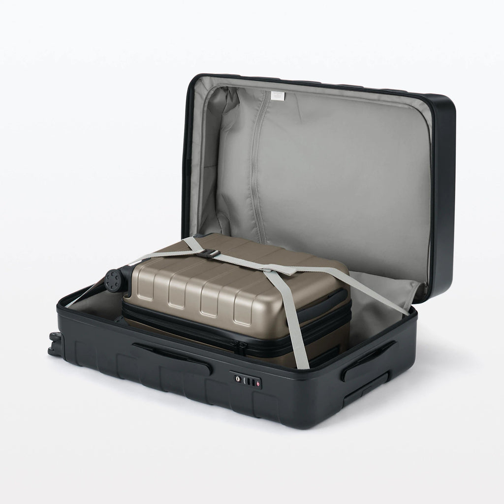 Adjustable Handle Hard Shell Suitcase 75L - Khaki Green | Check-In