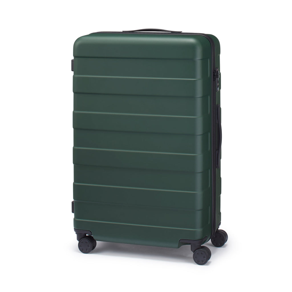 Adjustable Handle Hard Shell Suitcase 75L - Khaki Green | Check-In