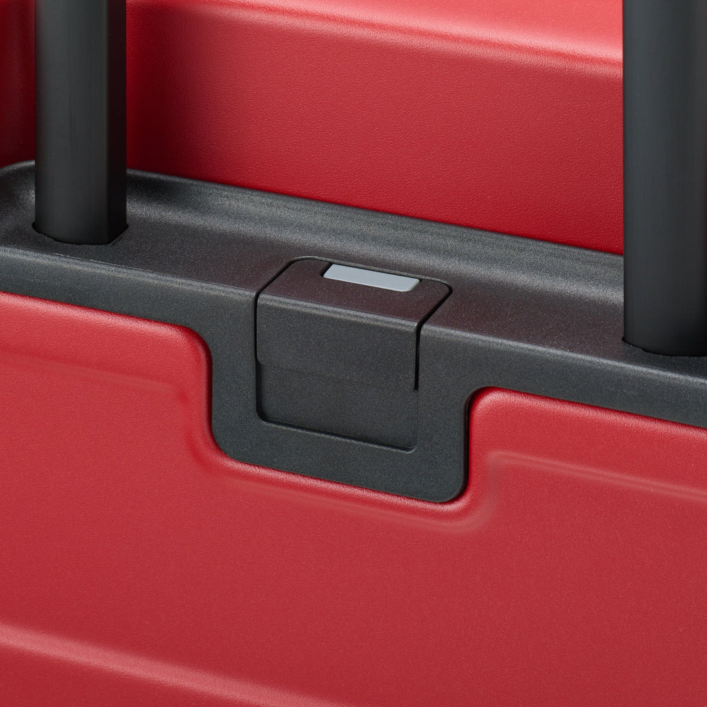Adjustable Handle Hard Shell Suitcase 105L - Red | Check-In