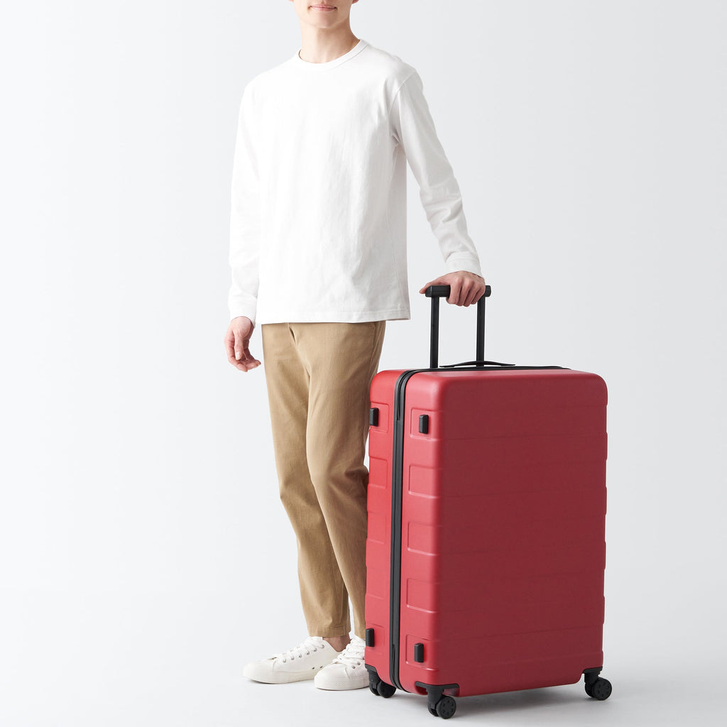 Adjustable Handle Hard Shell Suitcase 105L - Red | Check-In
