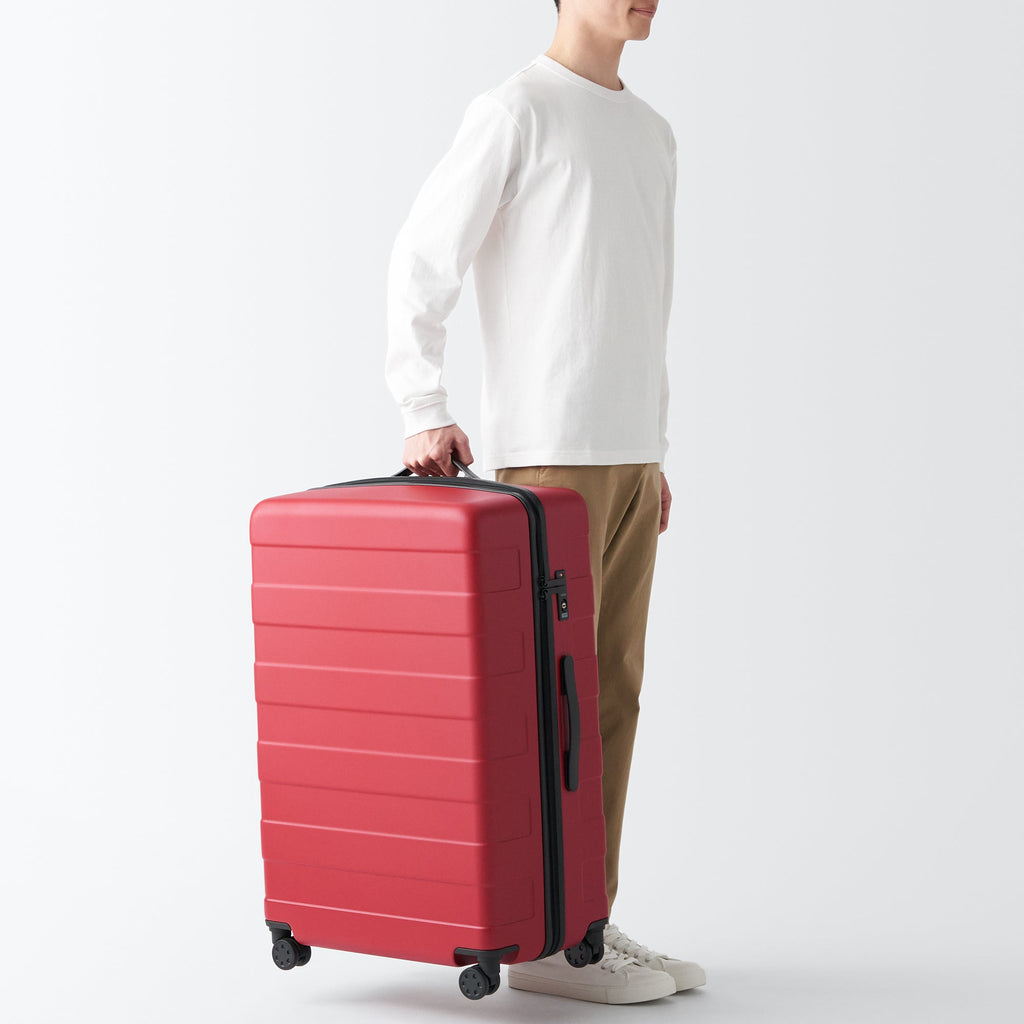 Adjustable Handle Hard Shell Suitcase 105L - Red | Check-In