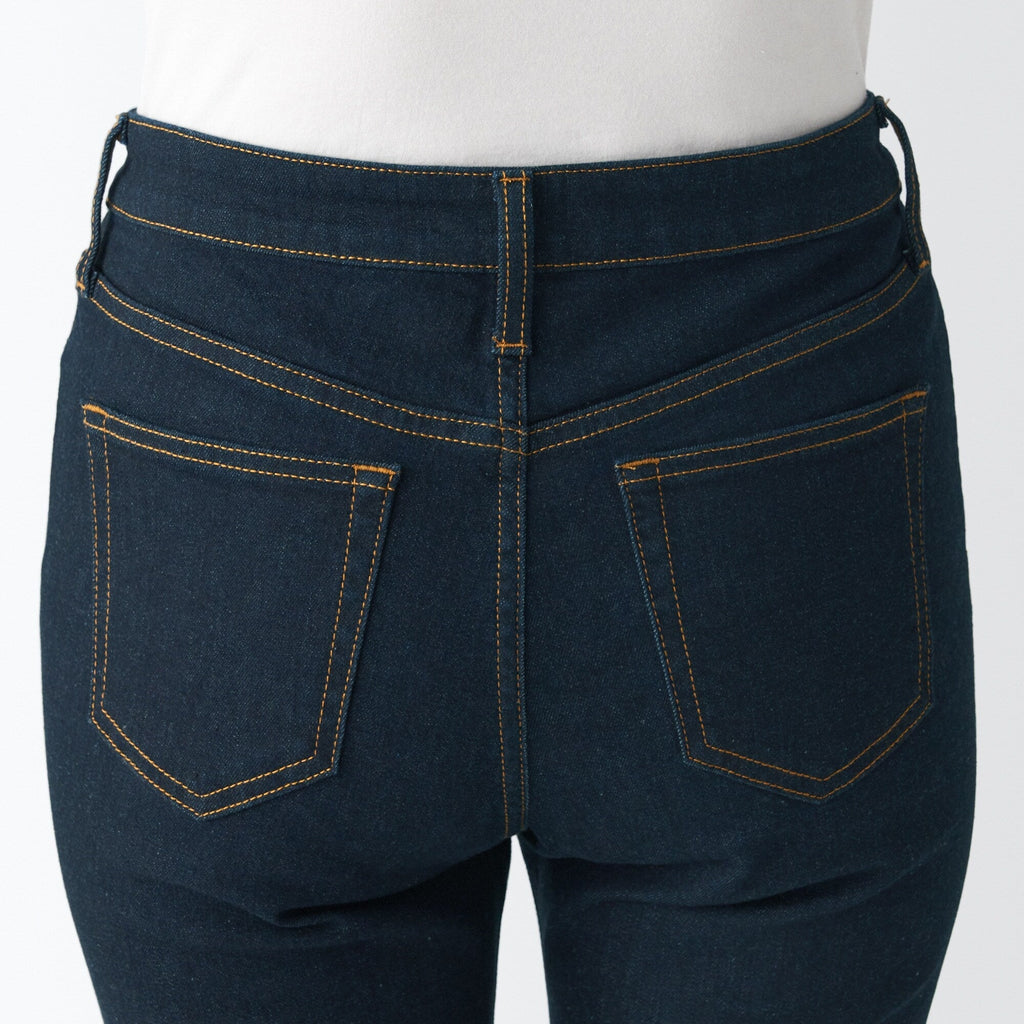 Women's Super Stretch Denim Skinny Pants Dark Navy (L 30 / 76 cm)