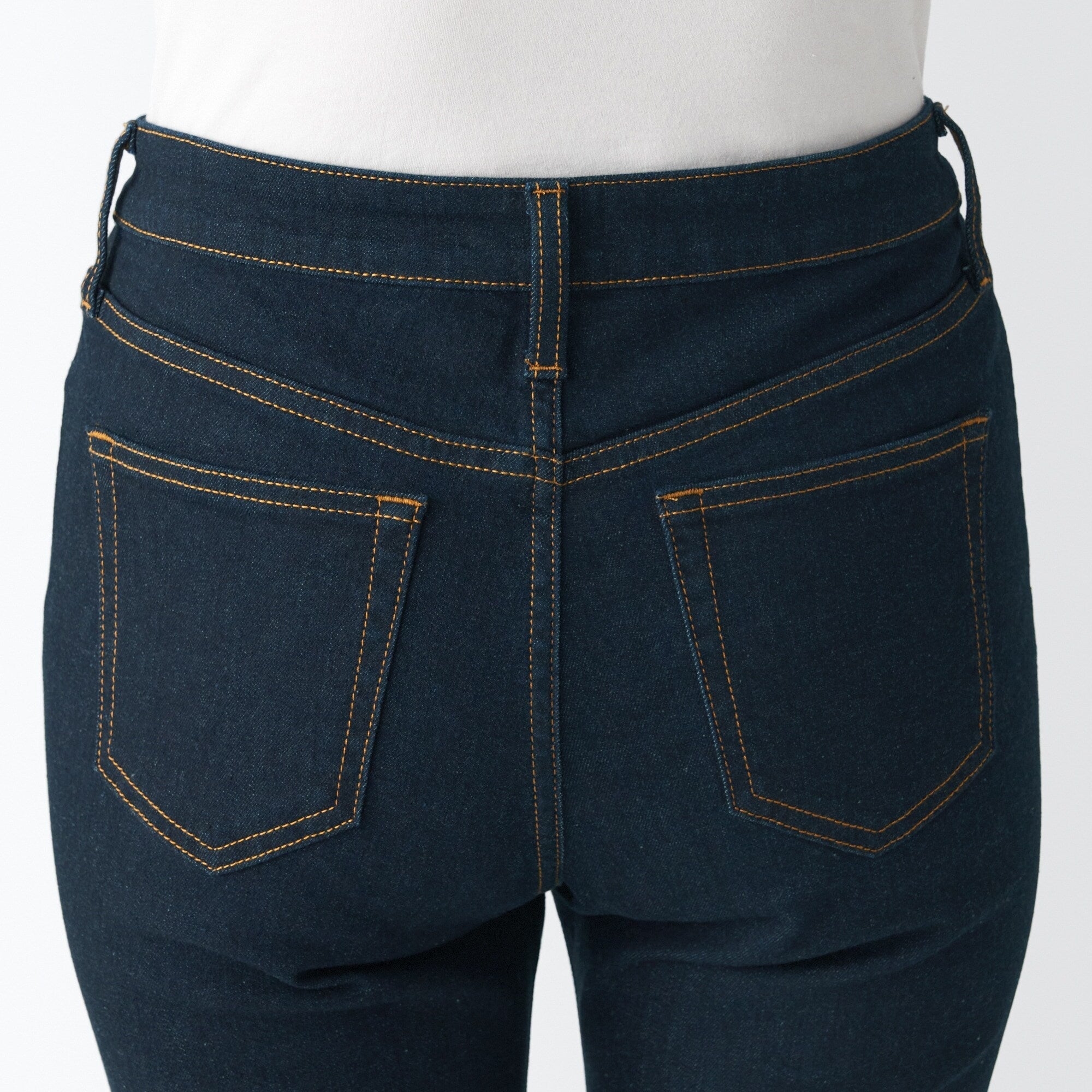 Women's Super Stretch Denim Skinny Pants Dark Navy (L 30 / 76 cm)