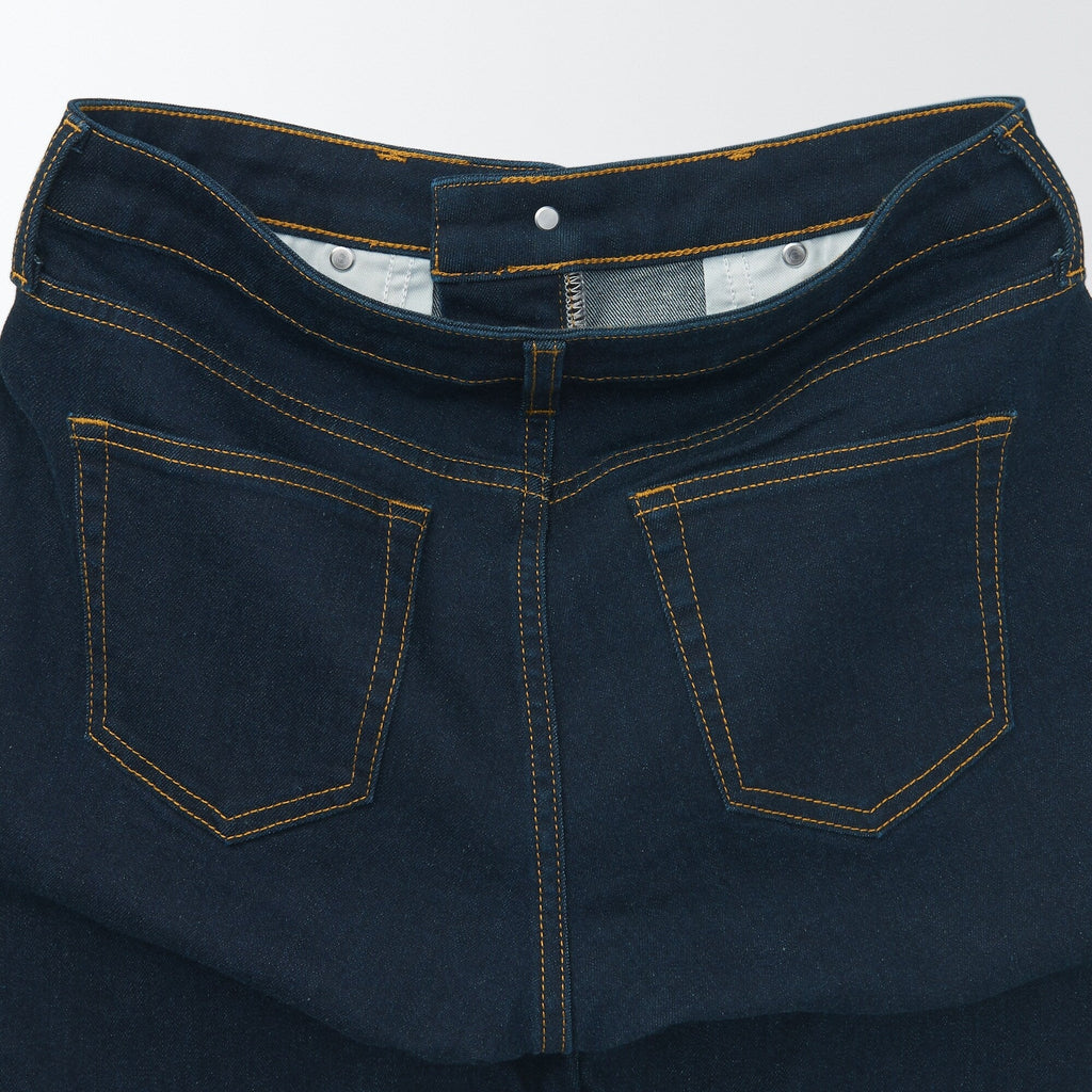 Women's Super Stretch Denim Skinny Pants Dark Navy (L 30 / 76 cm)