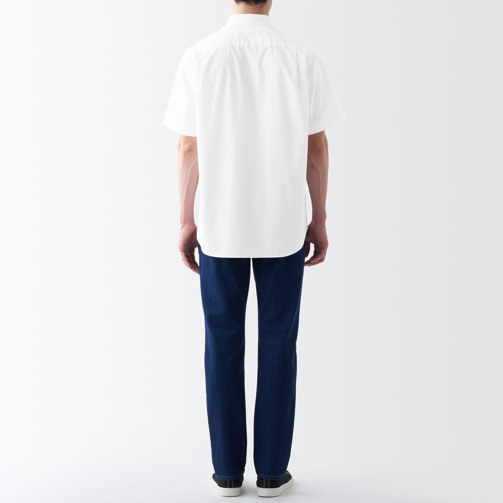 Men's Washed Broadcloth Short Sleeve Shirt