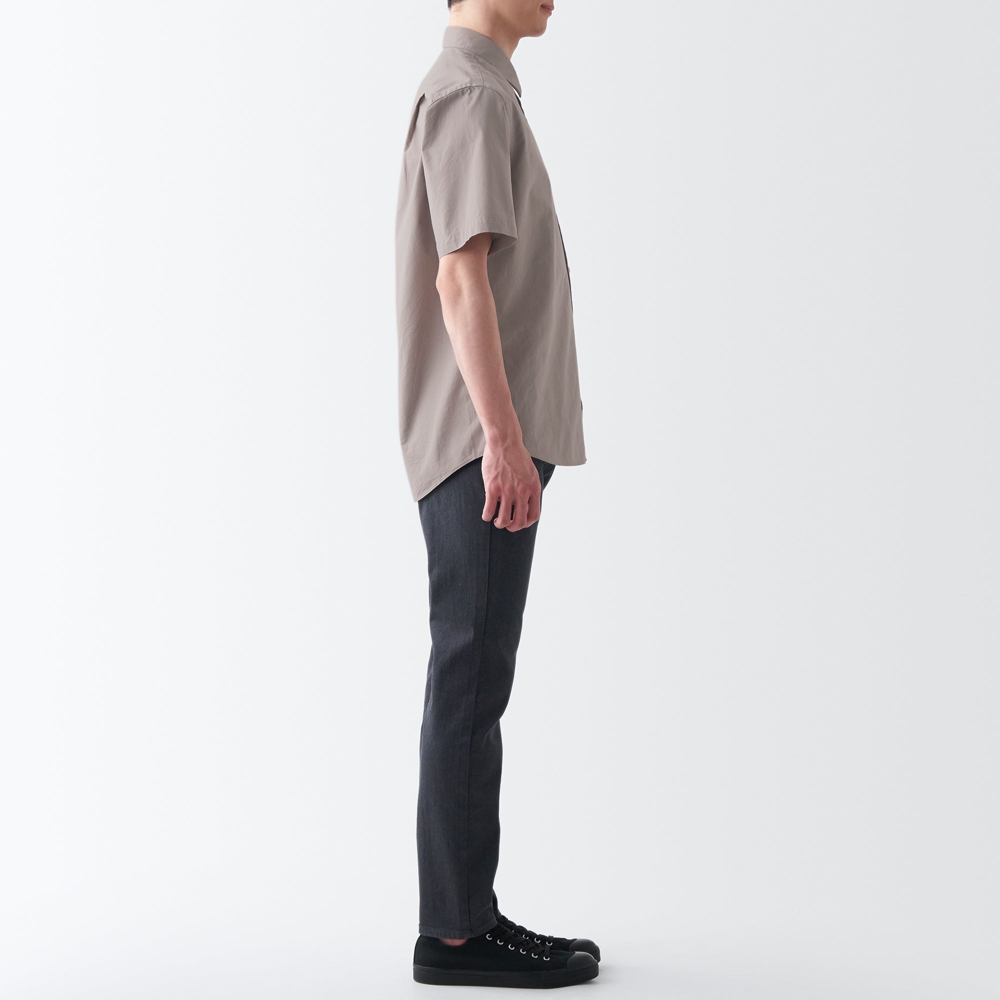 Men's Washed Broadcloth Short Sleeve Shirt