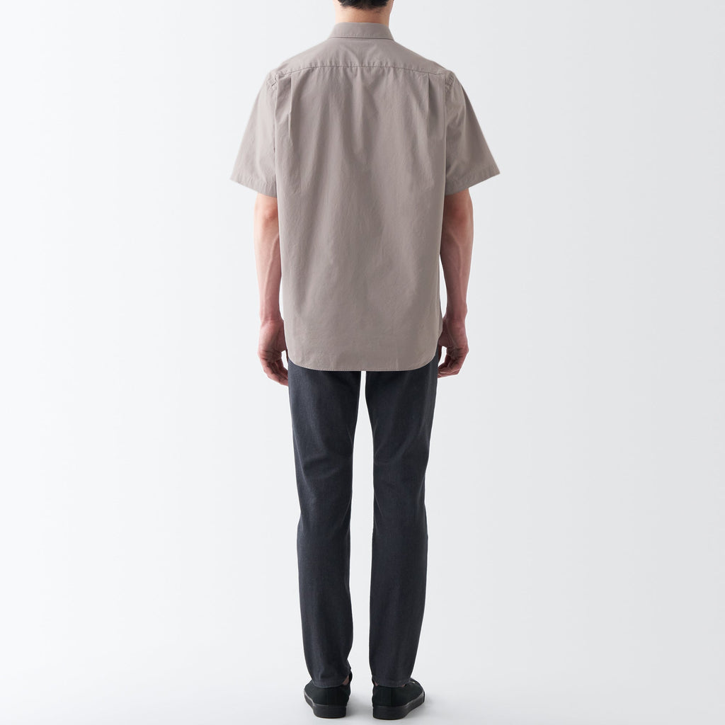 Men's Washed Broadcloth Short Sleeve Shirt