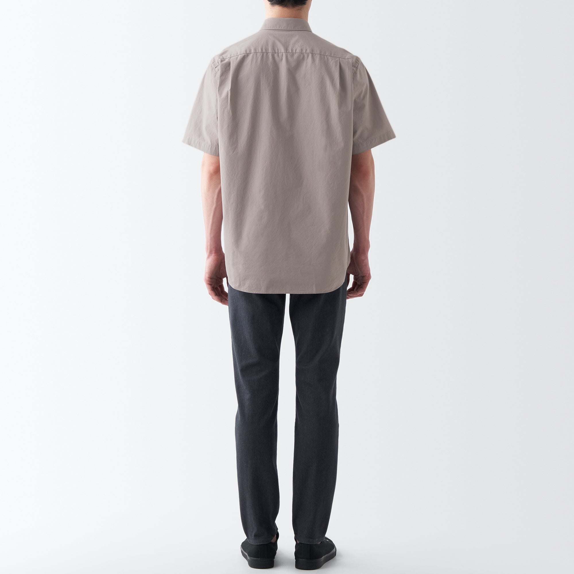 Men's Washed Broadcloth Short Sleeve Shirt
