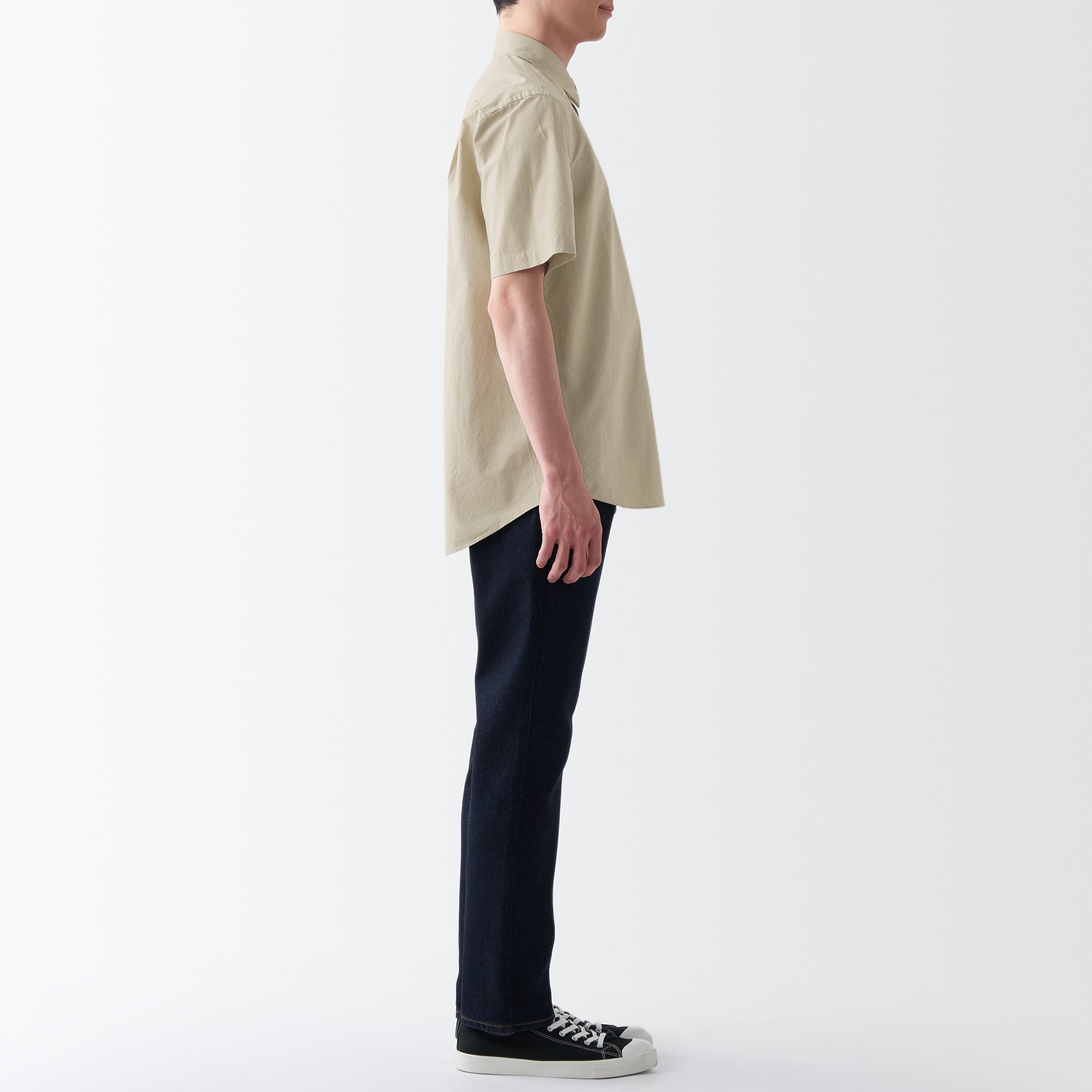 Men's Washed Broadcloth Short Sleeve Shirt