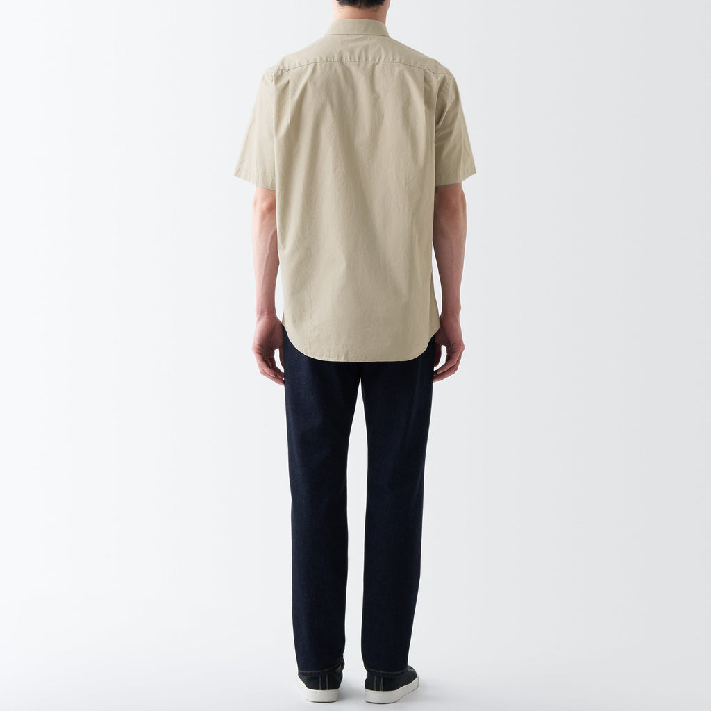 Men's Washed Broadcloth Short Sleeve Shirt