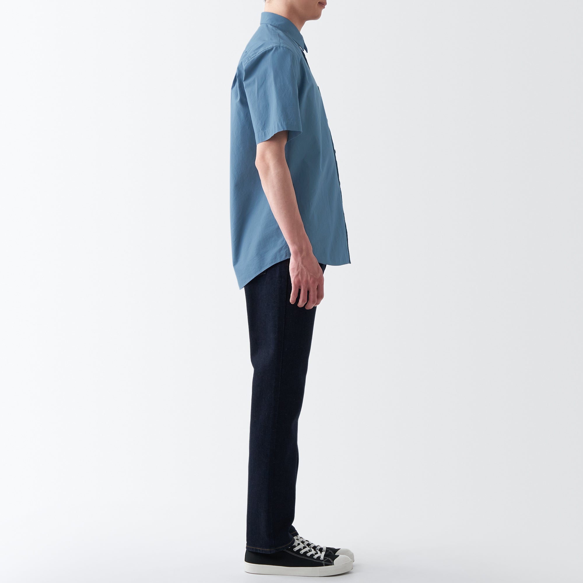 Men's Washed Broadcloth Short Sleeve Shirt