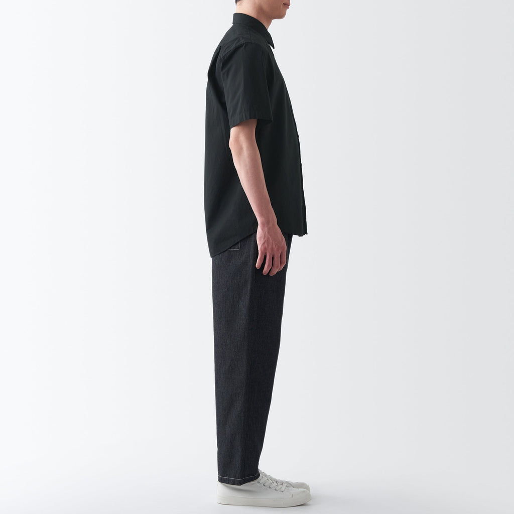 Men's Washed Broadcloth Short Sleeve Shirt
