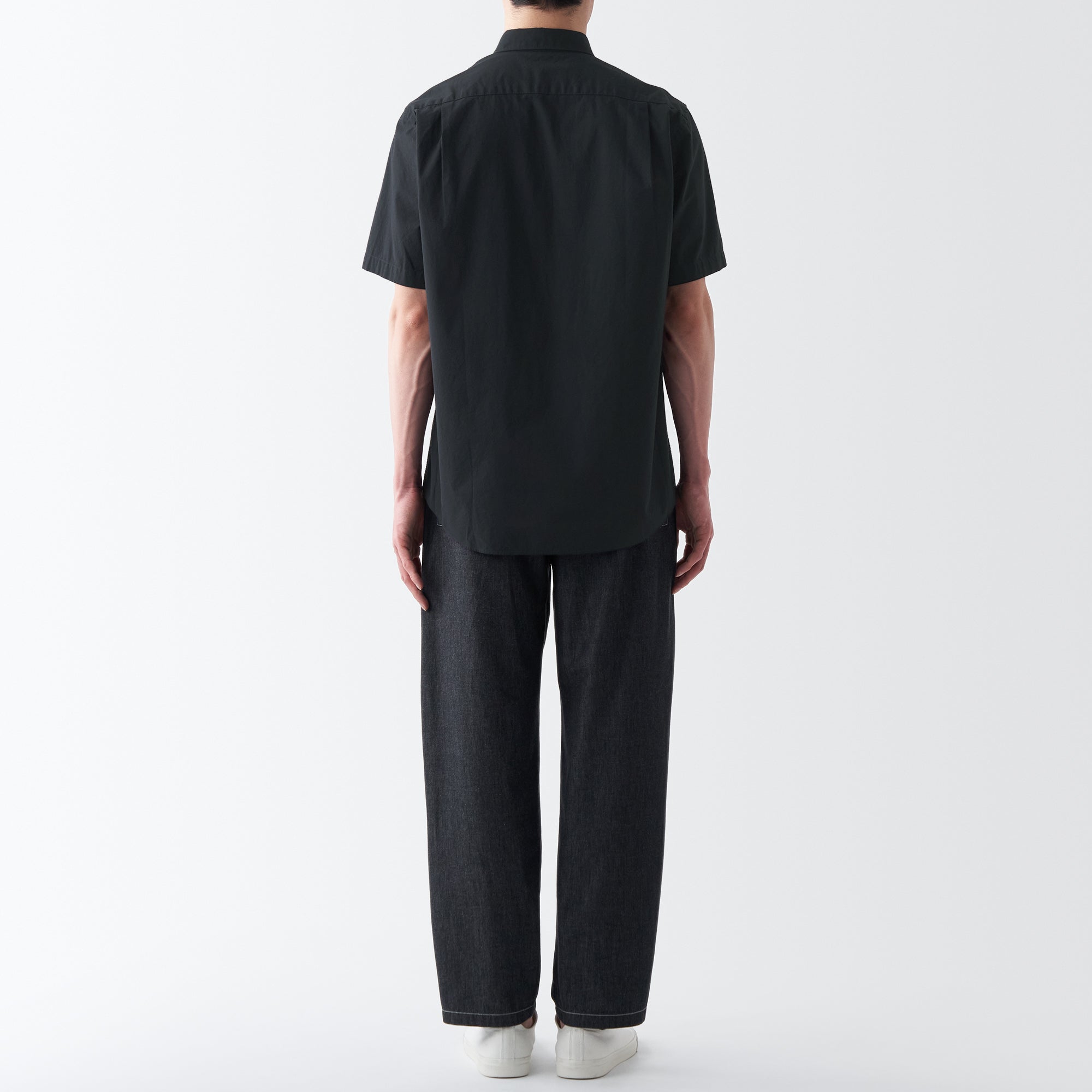 Men's Washed Broadcloth Short Sleeve Shirt