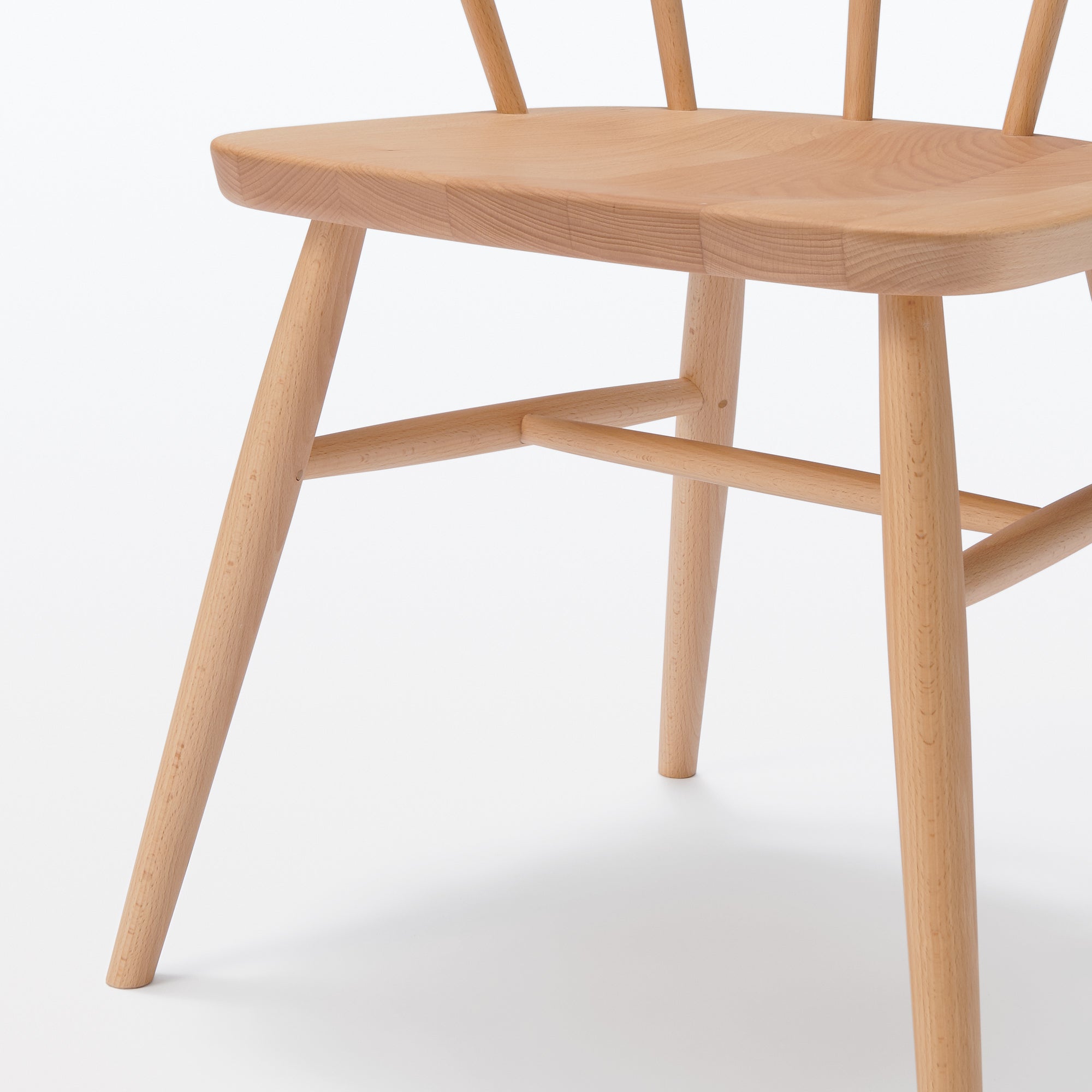 Beech Wood Chair with Round Legs