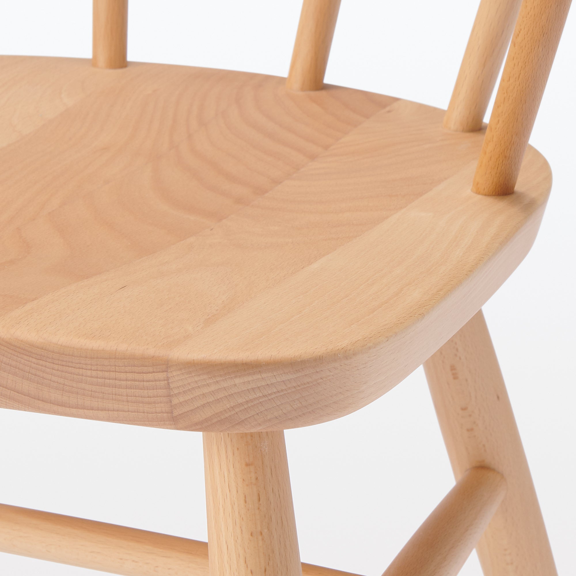 Beech Wood Chair with Round Legs