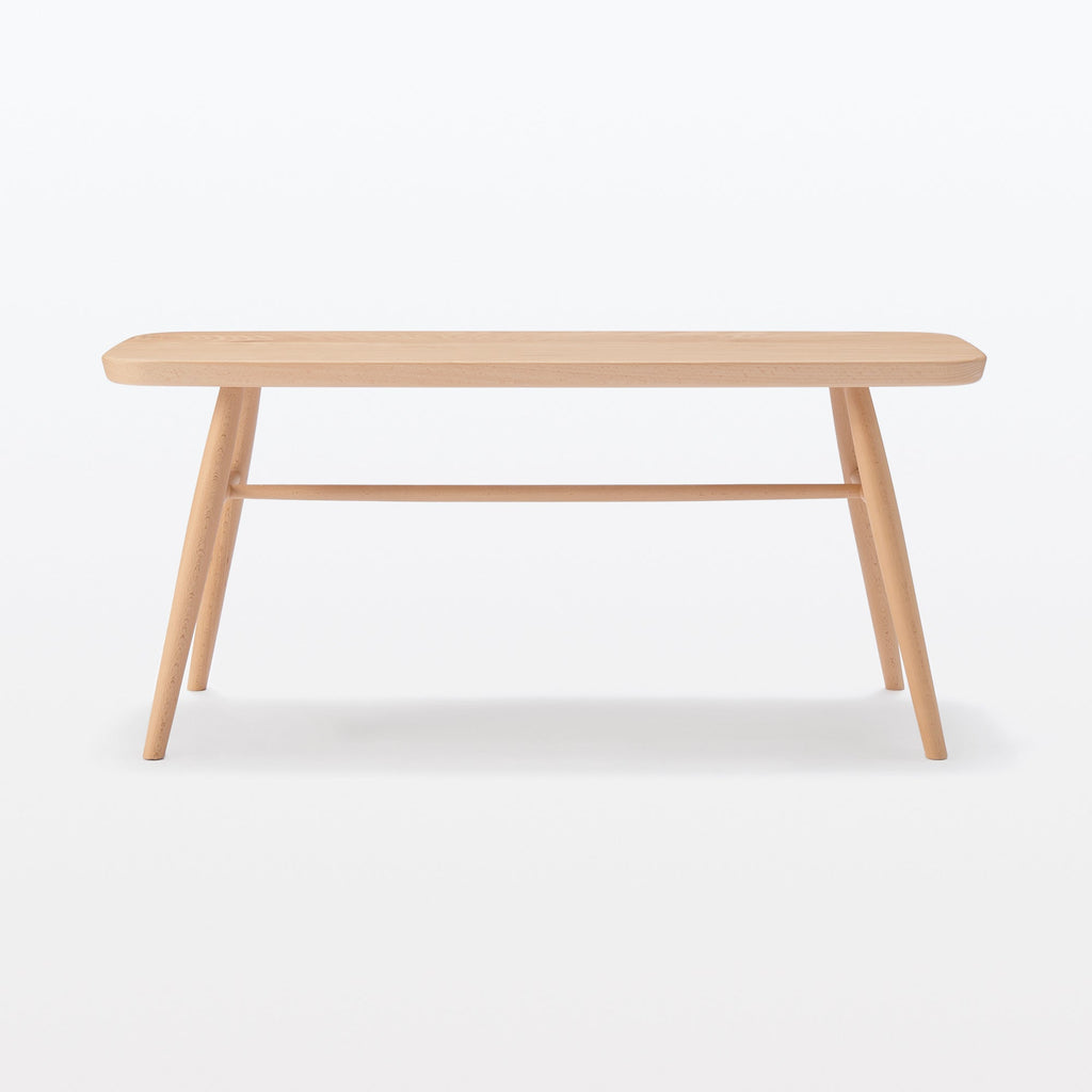 Beech Wood Bench with Round Legs