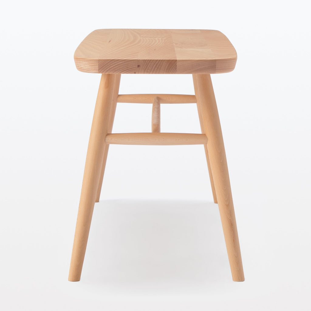 Beech Wood Bench with Round Legs