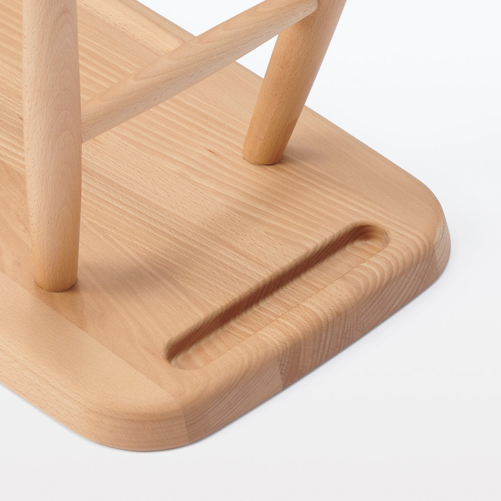 Beech Wood Bench with Round Legs