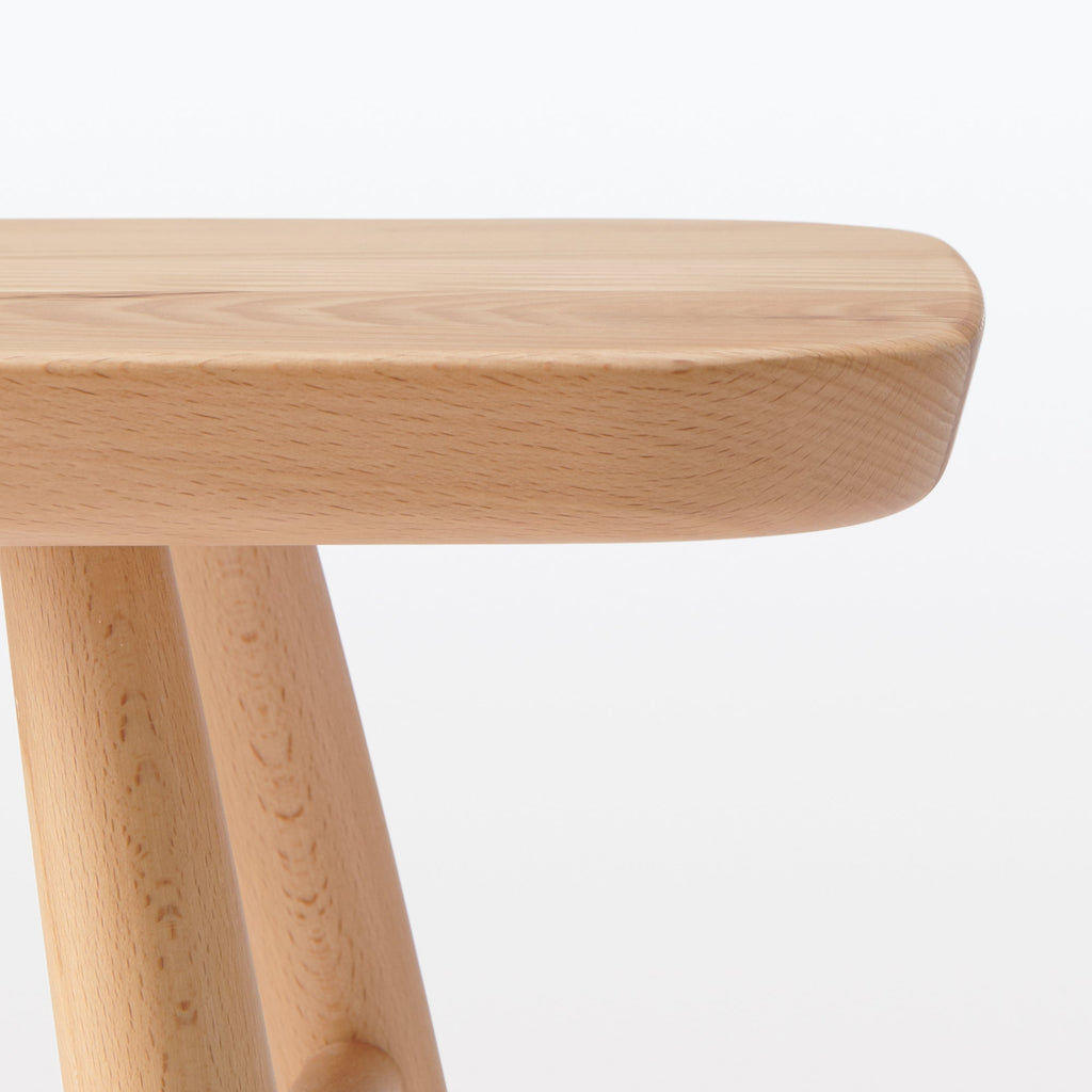 Beech Wood Bench with Round Legs