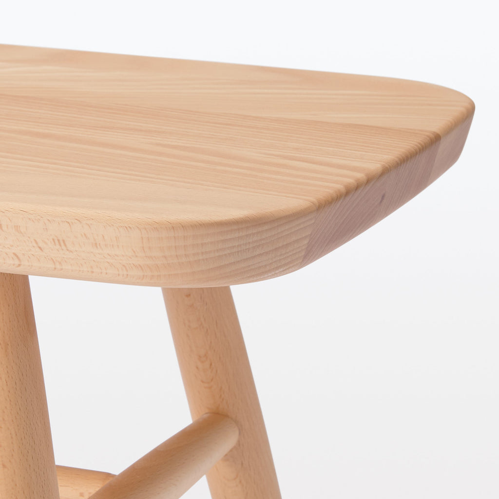 Beech Wood Bench with Round Legs