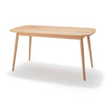 [HD] Beech Wood Table with Round Legs - W 59.1
