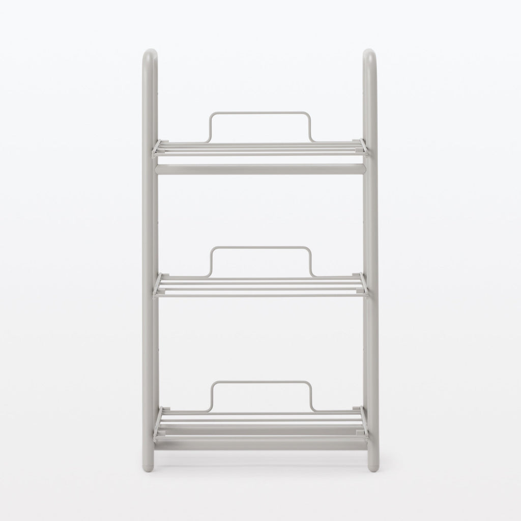 Steel Pipe Storage Rack - Warm Gray